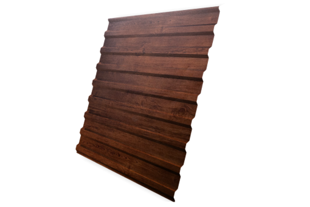 Профнастил C20B 0,45 Print-Double Premium Cherry Wood Fresh