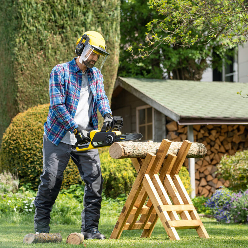 Цепная пила Karcher CNS 18-30 Battery с аккумулятором и ЗУ