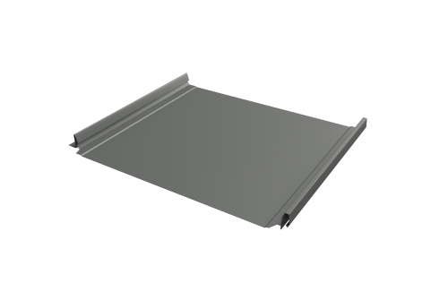 Кликфальц Pro Grand Line 0,45 PE с пленкой на замках RAL 7005 мышино-серый