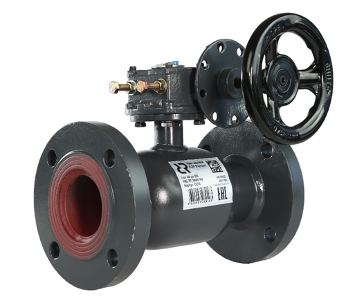 Ридан RJIP Premium 065N0336R — Кран шаровой FF DN80 PN25 WG (фланцевый, с редуктором, стандартный проход)