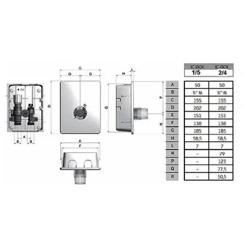 Комплект для регулирования теплого пола Valtec ICBox VT.ICBOX.1.0