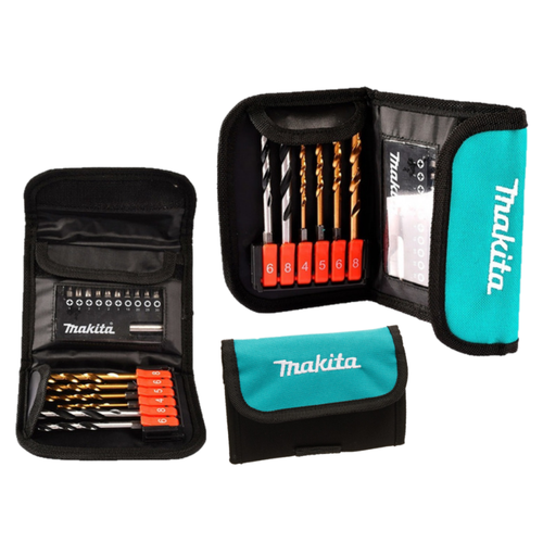 Набор насадок и сверл в тканевом чехле 17 шт Makita D-31762