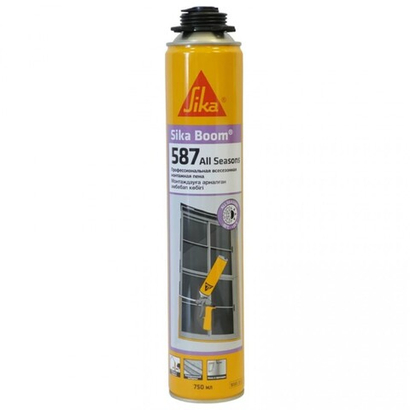 Пена монтажная профессиональная Sika Boom 587 All Seasons 42 всесезонная 750 мл, шт