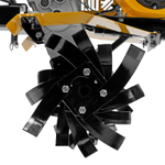 Мотоблок DPT-170SB, 7 л.с., ремен.сцеп, фрез 3х4, ШОМ, без колес, передачи 2В/1Н Denzel