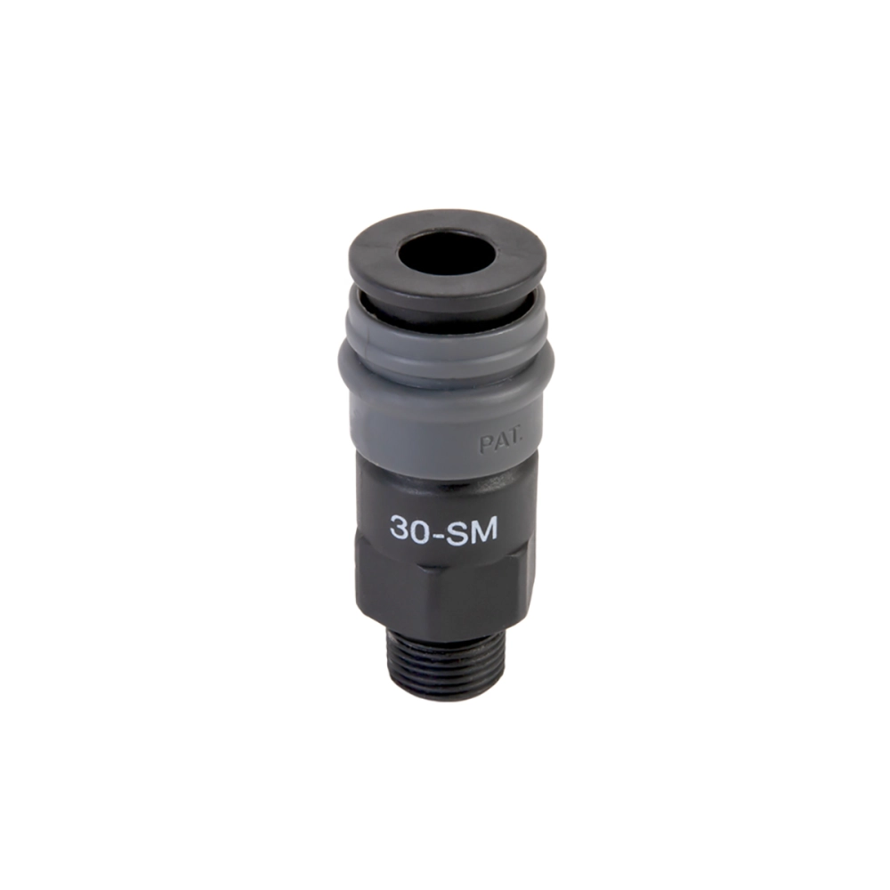 WDK-830SM Композитное пневматическое быстроразъёмное соединение с внешней резьбой M 3/8"