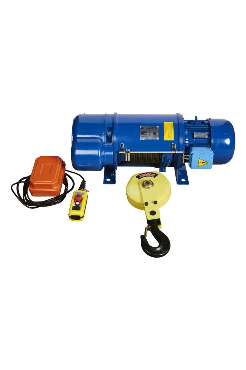 Таль стационарная на лапах 3,2т 6м 380В электрическая канатная TOR CD