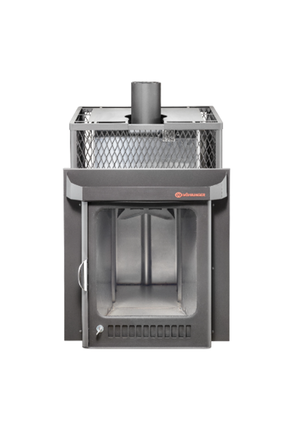 Печь для бани "Квадра" в сетке