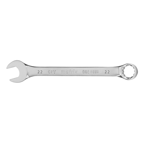 Ключ комбинированный, 22 мм, CrV, полированный хром Matrix