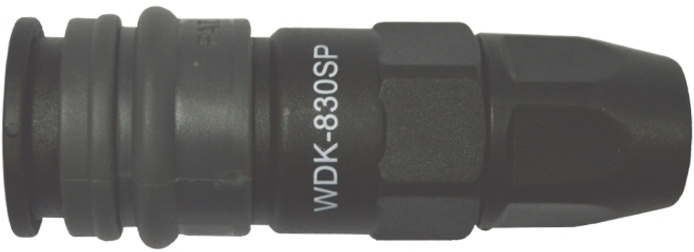 WDK-840SP Композитное пневматическое быстроразъёмное соединение с креплением шланга, диаметр 8/12мм