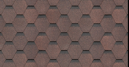 Гибкая черепица Standard, Сота, Коричневый
