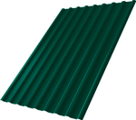 Профнастил C20R 0,5 Satin с пленкой RAL 6005 зеленый мох