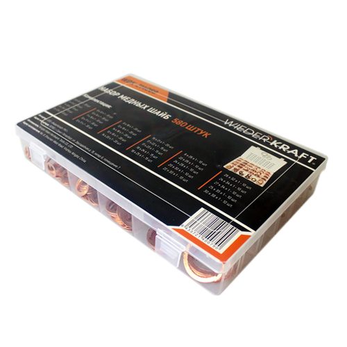 WDK-214069 Набор медных шайб, 580 шт