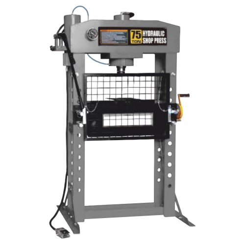 WDK-80175 Пресс напольный пневмогидравлический, 75 тонн. Ход штока 240 мм. Рабочий диапазон 0-900 мм