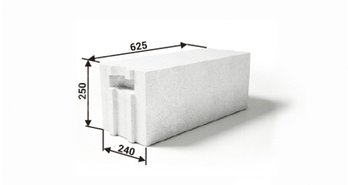 Газобетонный блок ИНСИ 240-500-3.5