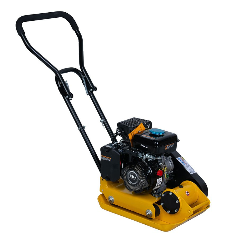 Виброплита 45 кг, 8,5кН (Loncin) без бака, коврик, колесный комплект TOR T-50*