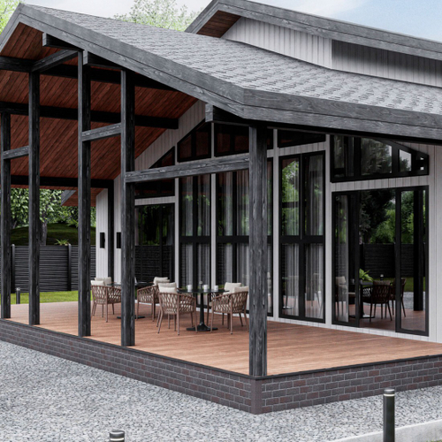 Фасадная плитка ТехноНиколь Hauberk Цокольный кирпич Фламандский 2 м2/упак, упак