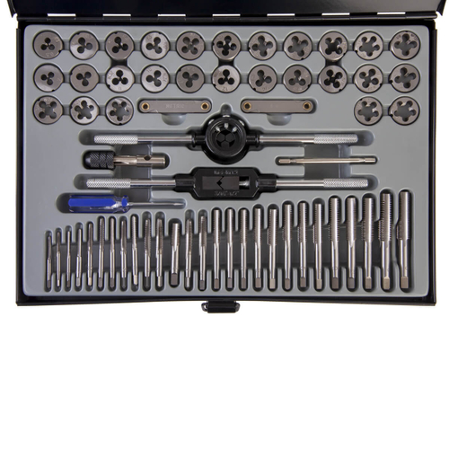 WDK-DT3060 Набор метчиков и плашек М3-М12, 4-40 - 1/8NPT27, 60 предм., метрическая / дюймовая резьба