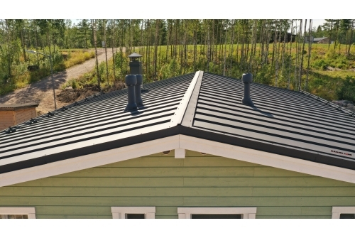 Кликфальц Grand Line 0,45 Drap ST с пленкой на замках RR 32 темно-коричневый