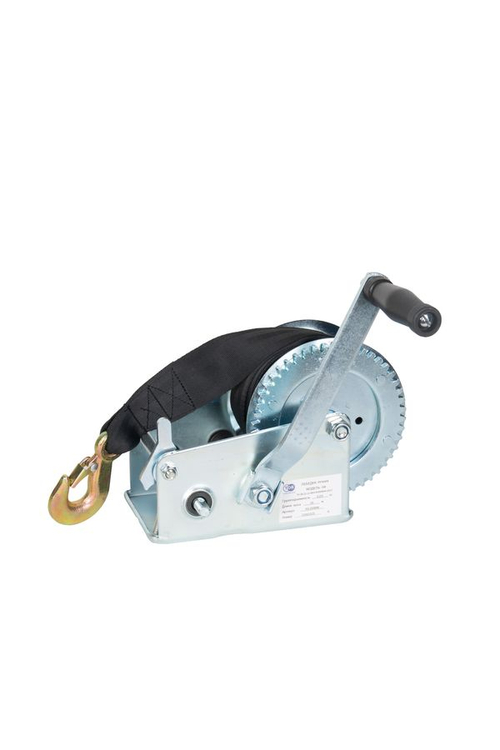 Лебедка ручная TOR ЛФ-2500 (FD) г/п 1,0 т длина ленты 10 м