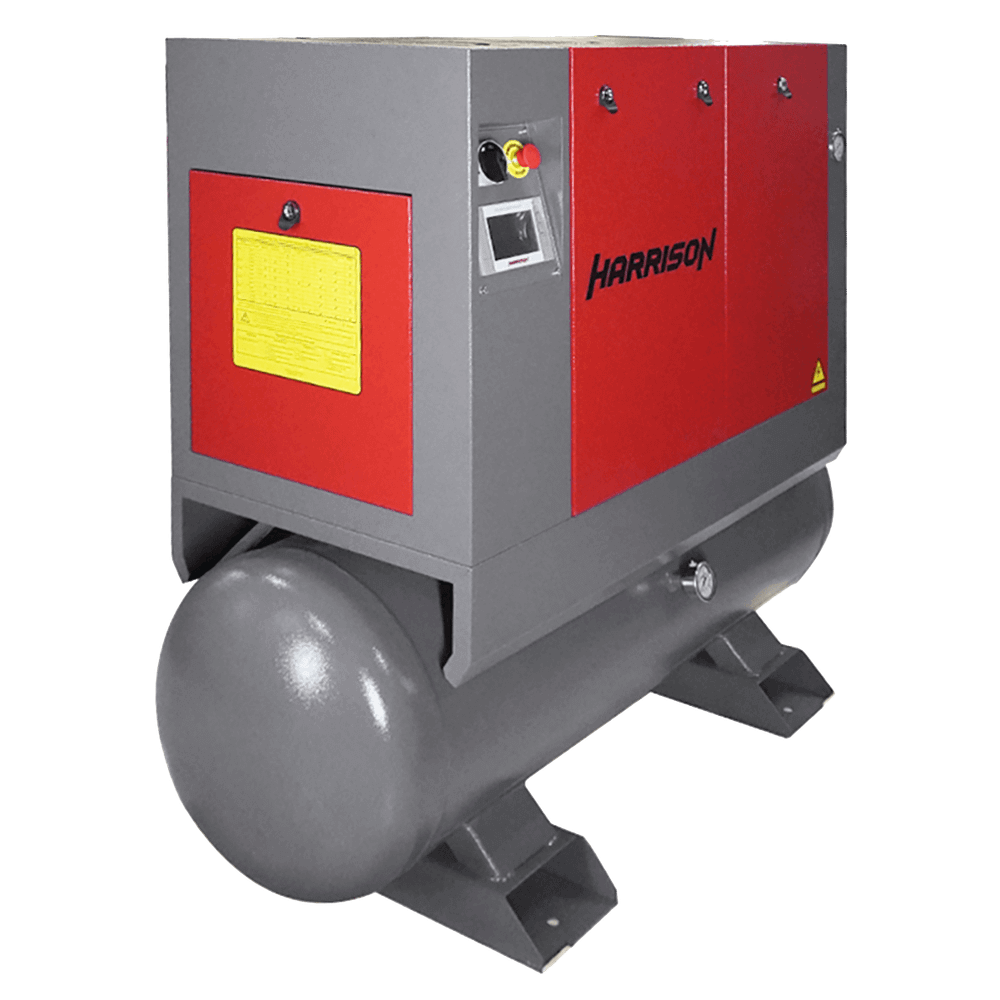 HRS-942200TDF5-8 Винтовой компрессор с ресивером, осушителем и фильтрами: 2200 л/мин, 8 бар, 15 кВт