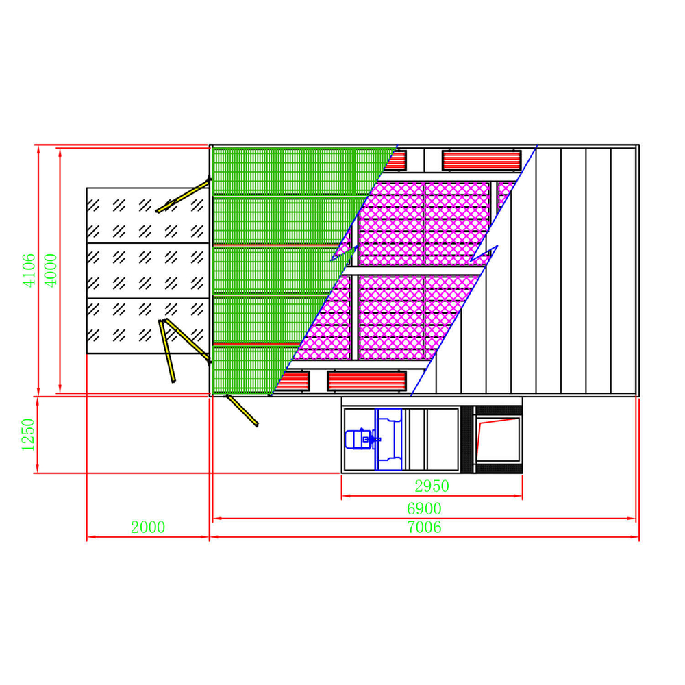 WDK-210ER Окрасочно-сушильная камера на электрических ТЭНах