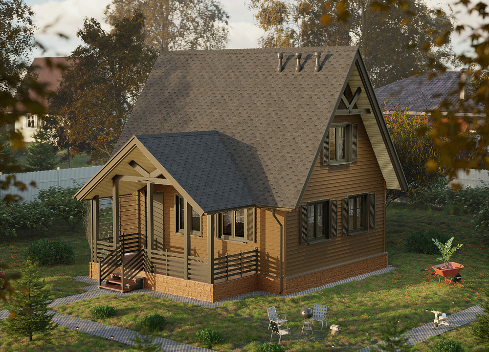 Софит Lux, T4 с центральной перфорацией, зрелый каштан