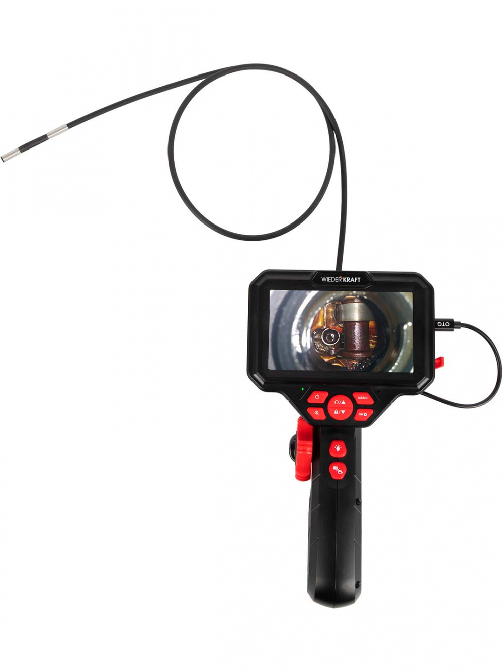 WDK-ED1860 Видеоэндоскоп 180°, зонд 6 мм, экран 5"