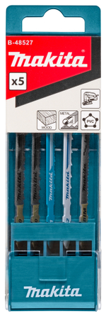 Набор лобзиковых пилок Super Express, 5 шт. Makita B-48527