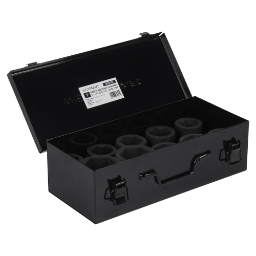 WDK-711 Набор ударных головок 1" 10 пр., 27-50 мм.