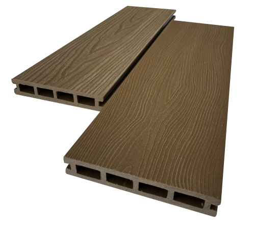 Террасная доска AIWOOD 150х25х6000мм брашированная двусторонняя текстура 3D/3D