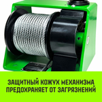 Лебедка ручная HITCH HWV тип VS 500кг 25м