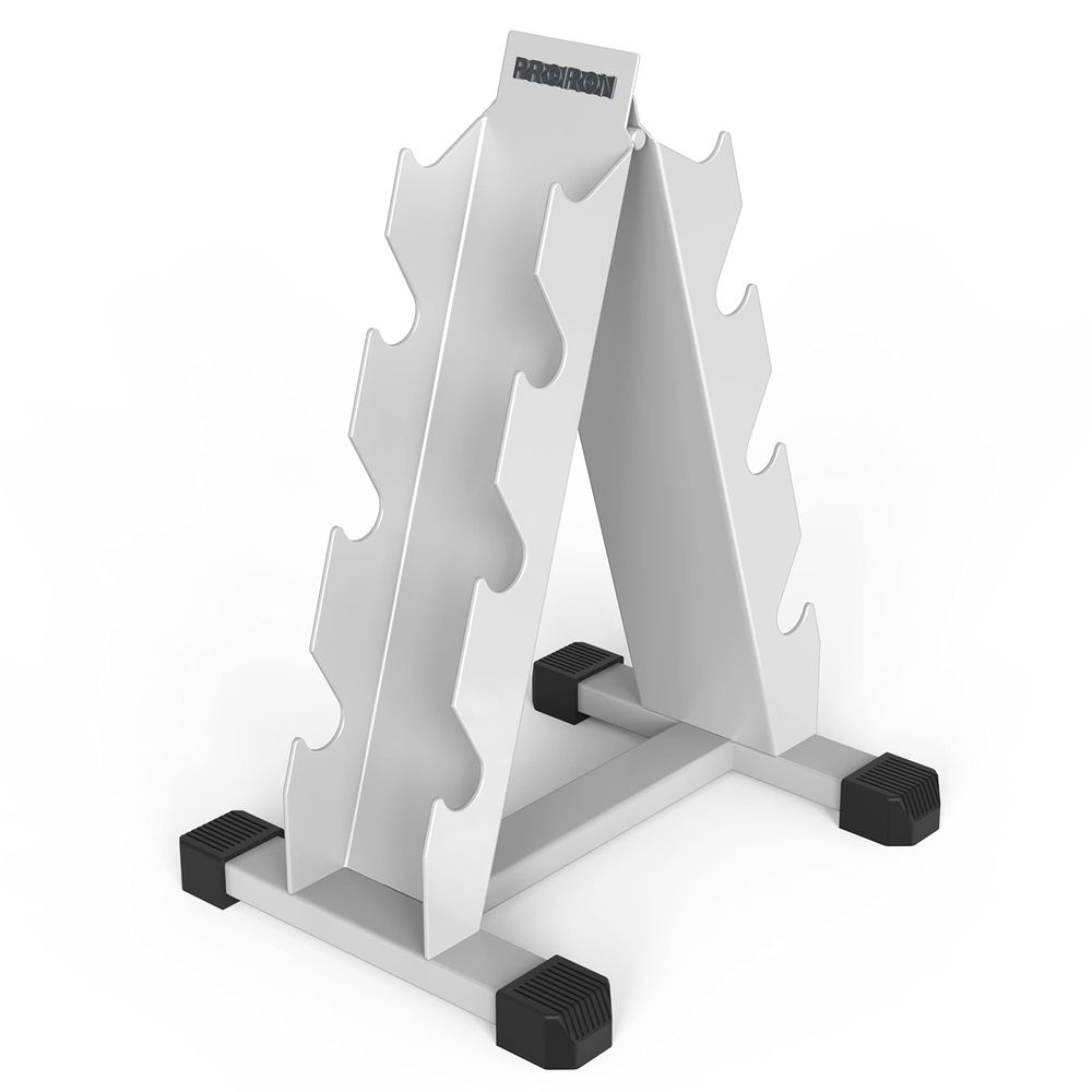 Стойка для гантелей металлическая 4-х ярусная ProIron от ГЕЛЕОС