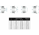 Патрон токарный 3-х кулачковый 7100-0045П К11-400С11 (400 мм) GRIFF b208181