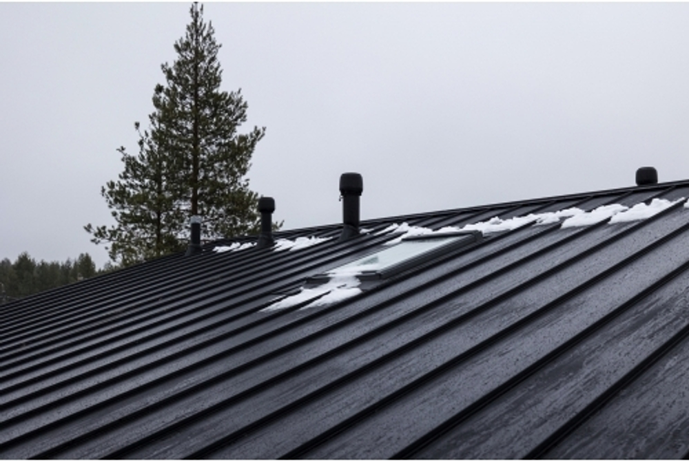 Кликфальц Pro Grand Line 0,5 Rooftop Бархат с пленкой на замках RAL 9005 черный