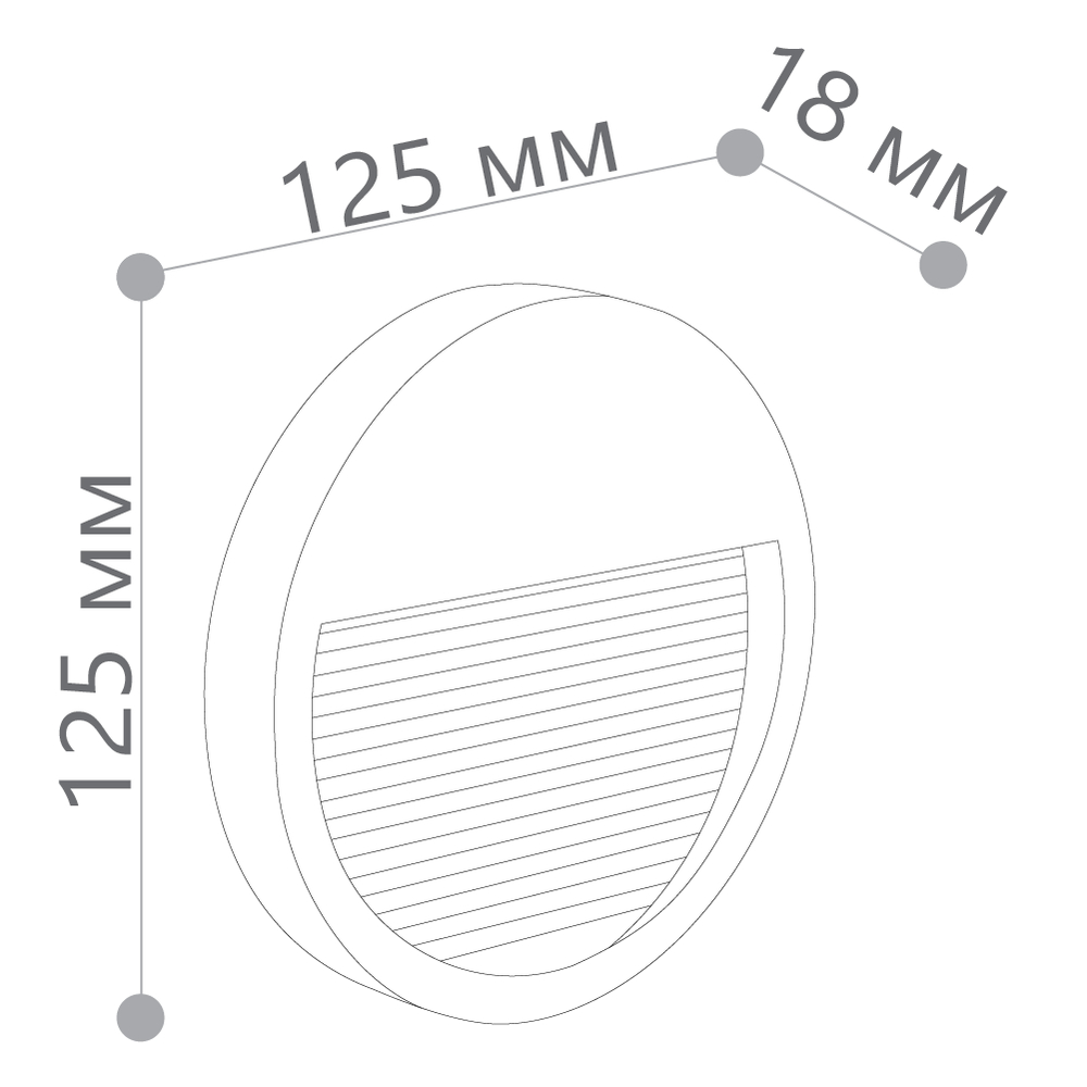 Светодиодный светильник Feron DH203 накладной 5W 4000K, IP65, черный 41162