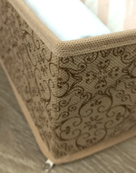 ОРГАНАЙЗЕР для хранения вещей 5 отделений ГЕЛЕОС "Миндаль"/бежевый/ 40х40х13 см