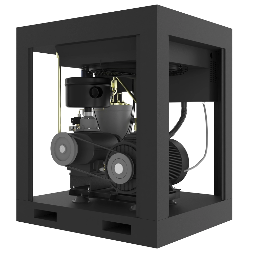 HRS-942100 Винтовой компрессор с ременным приводом Harrison: 2100 л/мин, 10 бар, 15 кВт