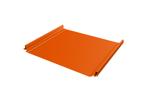 Кликфальц Pro Grand Line 0,45 PE с пленкой на замках RAL 2004 оранжевый