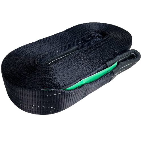 Трос буксировочный динамический HITCH PROF Лента, масса авто 6 т, разрывная 18 т, 8 м, 2 скобы