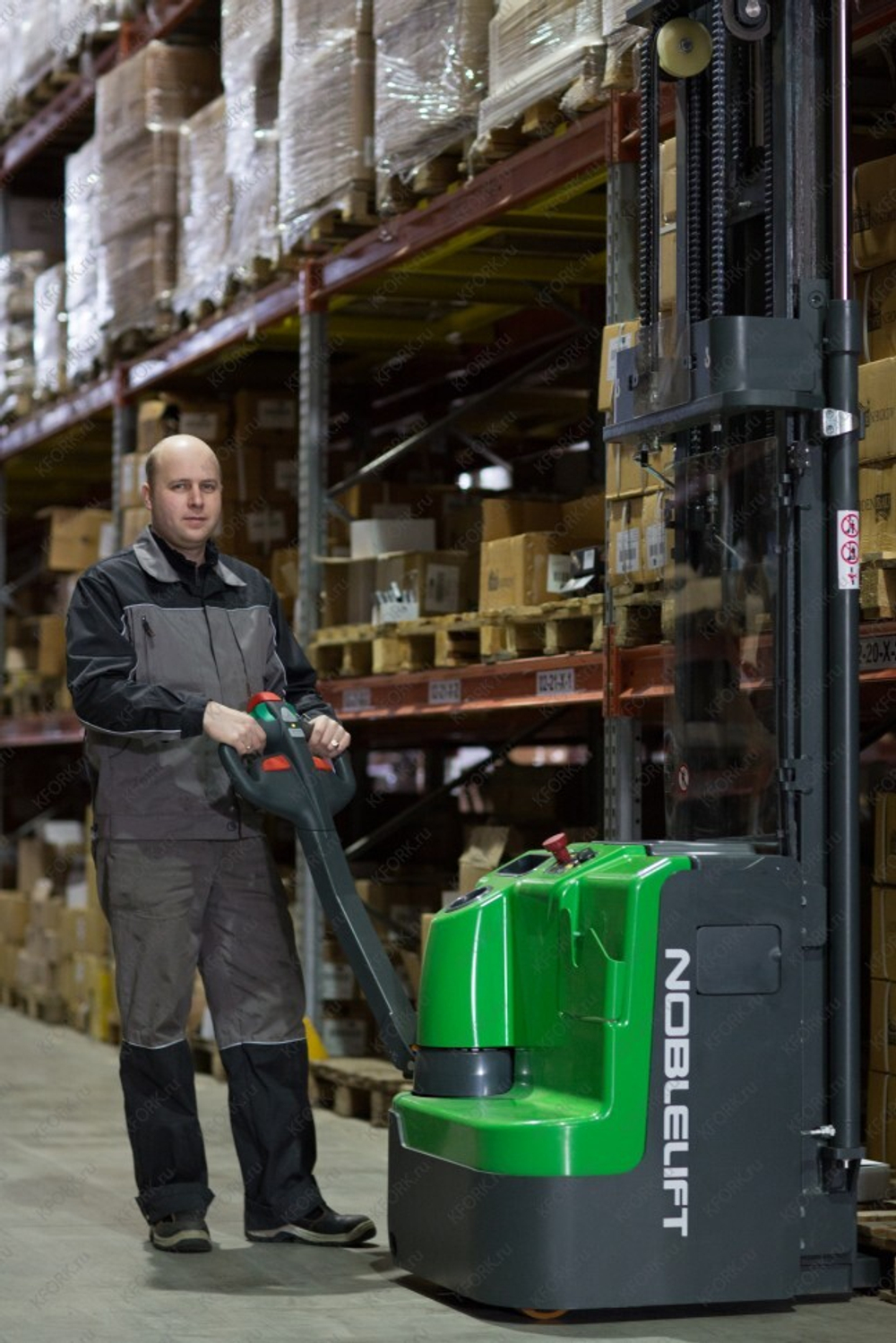 Штабелер электрический самоходный Noblelift PS16L 4600 с литиевой батареей