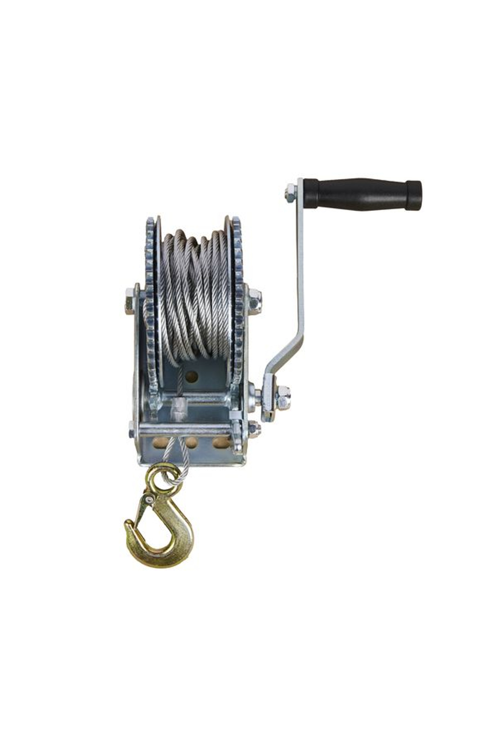 Лебедка ручная TOR ЛН-1200 (LHW) г/п 0,5 т длина троса 10 м