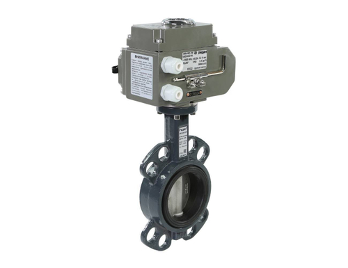 Ридан 082X4562R — Затвор дисковый PN16, DN250, диск — чугун, с электроприводом 24В