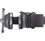 Слесарные тиски GRIFF 75 мм, серия PRO, поворотные, стальные губки, с наковальней 5кг g164022