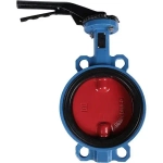 Затвор дисковый поворотный межфланцевый Ду150 Ру16 Tecofi VPI4448-02EP0150
