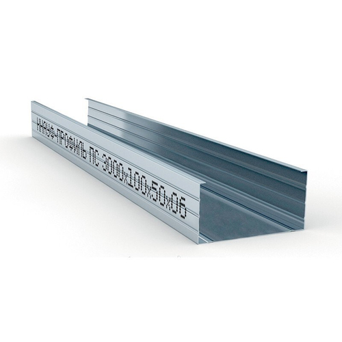 Профиль стоечный ПС Кнауф 100х50х3000 мм оцинкованный 0,6 мм, шт