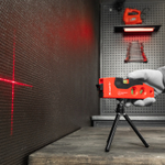 Лазерный уровень, 180 мм, 220 мм штатив, 4 глазка Matrix