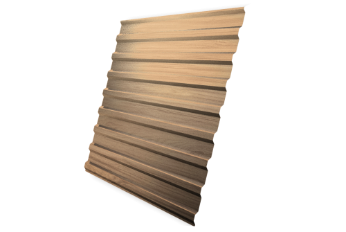 Профнастил C20B 0,45 Print Elite Honey Wood TwinColor