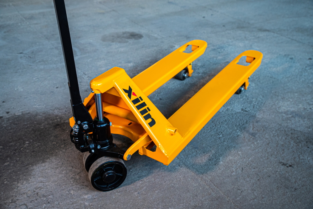 Тележка гидравлическая 2000 кг 1150 мм нейлоновые колеса XILIN DB