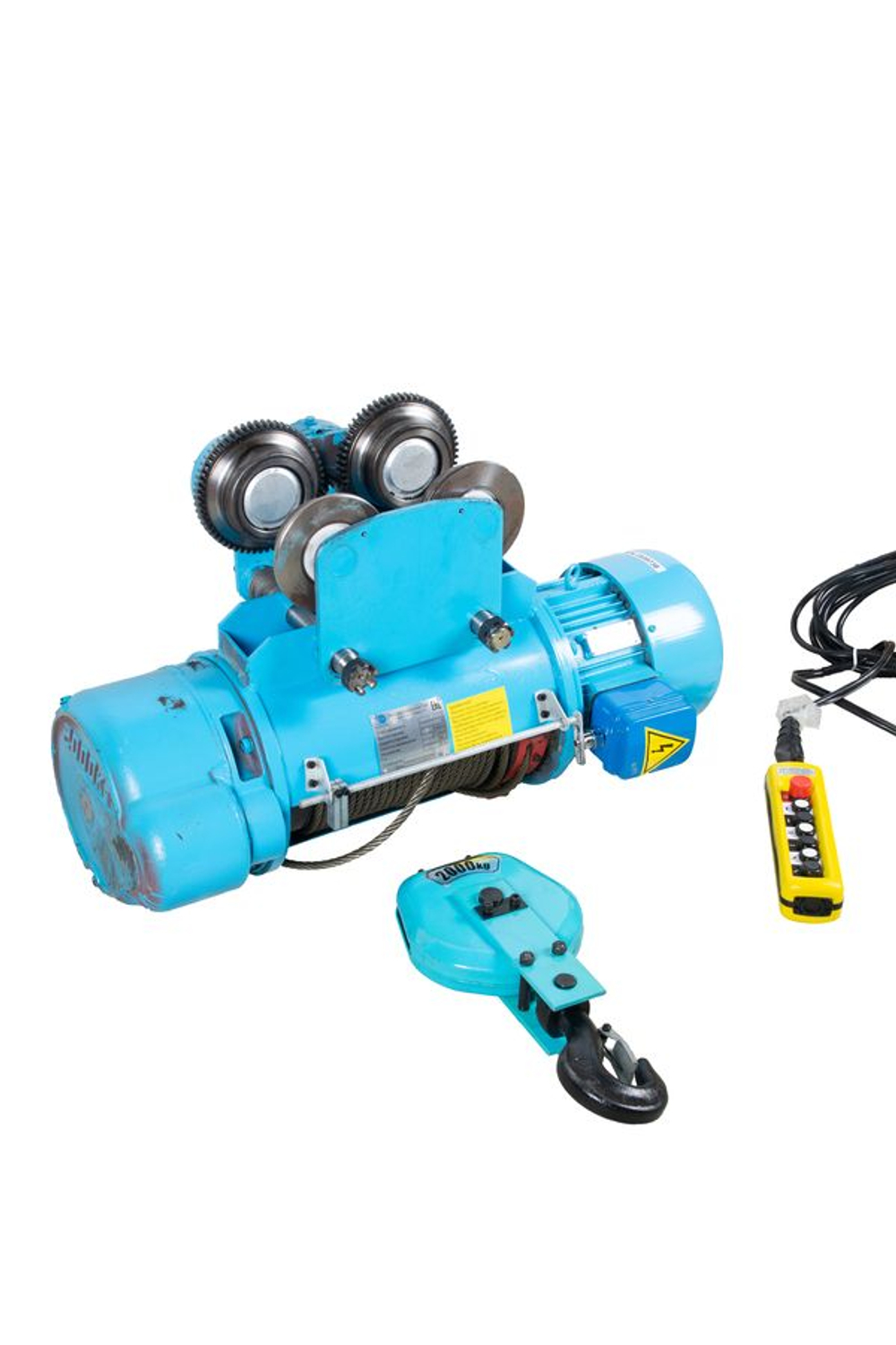 Таль передвижная 2т 9м 380В электрическая канатная TOR CD PRO