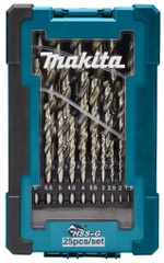 Набор сверл по металлу HSS-G (1-13 мм, шаг 0.5 мм) 25 шт Makita D-67555